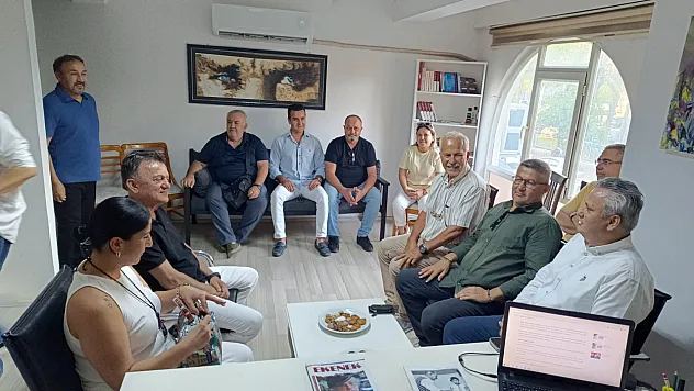 CHP Fethiye'den Eğitim-İş'e destek ziyareti