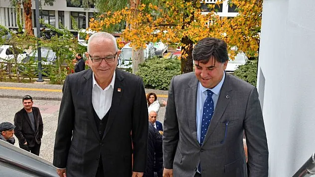 CHP ve İyi Parti İl Başkanları Karaca'yı ziyaret etti