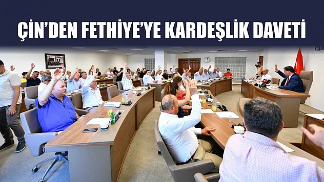 Çin'den Fethiye'ye Kardeşlik Daveti