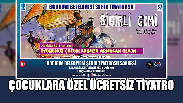 Çocuklara Özel Ücretsiz Tiyatro