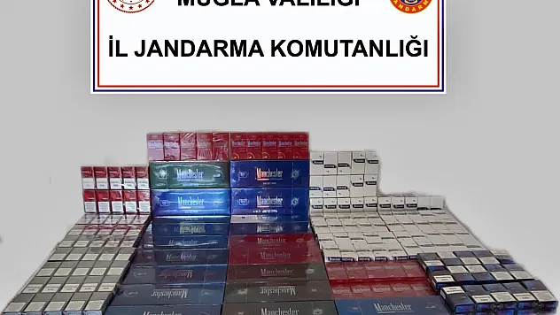 Çok miktarda kaçak sigrara yakalandı