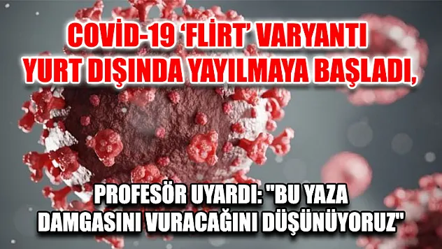 Covid-19 'flirt' varyantı yurt dışında yayılmaya başladı, profesör uyardı: 'Bu yaza damgasını vuracağını düşünüyoruz'