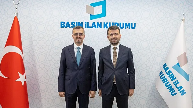 Cumhurbaşkanlığı İletişim Başkanı Burhanettin Duran Basın İlan Kurumu'nu ziyaret etti