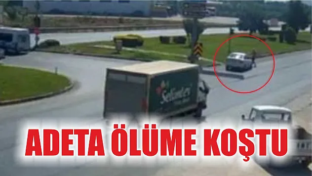 D-400 Karayolu'nda adeta ölüme koştu