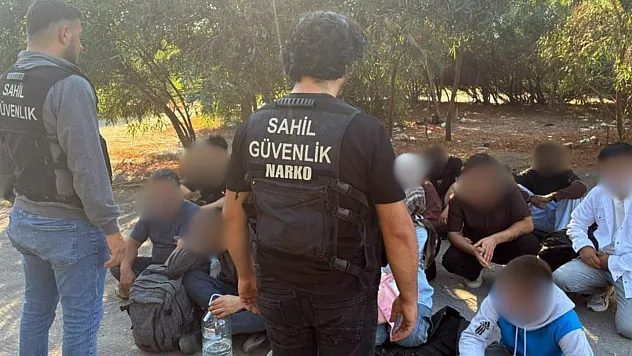 Dalaman'da 18 düzensiz göçmen yakalandı
