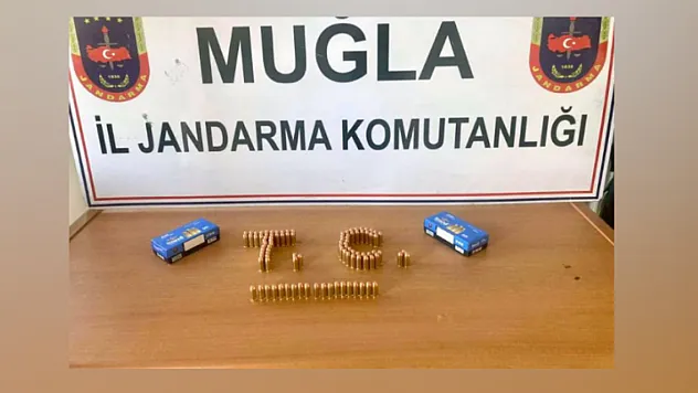 Dalaman'da çok sayıda mermi ele geçirildi