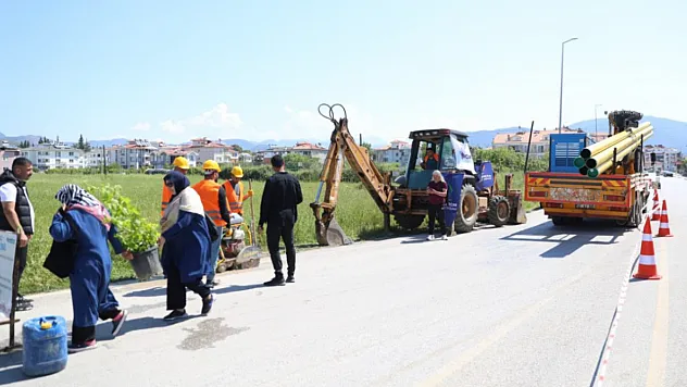 Dalaman'da Doğalgaz İçin İlk Kazma Vuruldu
