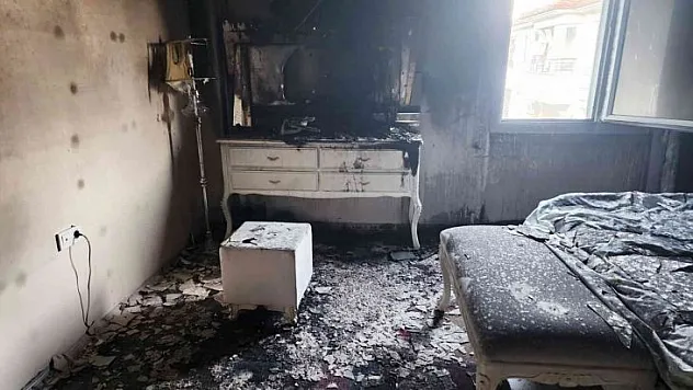 DALAMAN'DA EV YANGINI