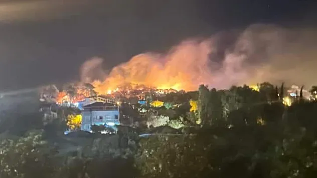 Dalaman'da orman yangını