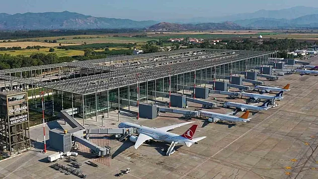 Dalaman Havalimanı mayıs ayında yaklaşık 553 bin yolcuya hizmet verdi
