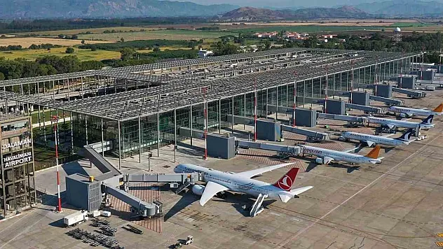 Dalaman Havalimanı nisan ayında 300 bin yolcuya hizmet verdi