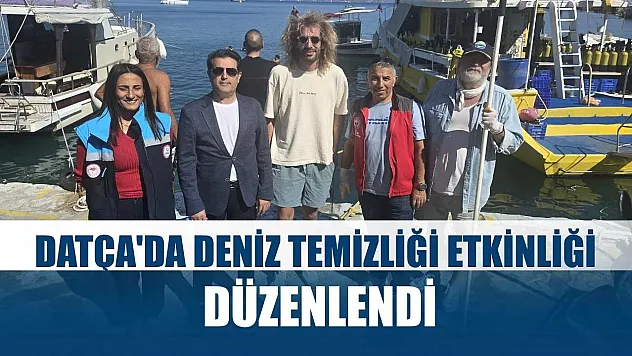 Datça'da deniz temizliği etkinliği düzenlendi