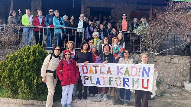 Datça'da kadınlar dünya barışını konuştu