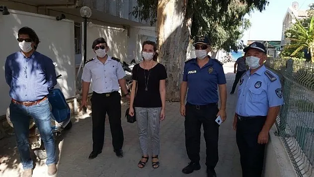 Datça'da Korona virüs denetimi yapıldı