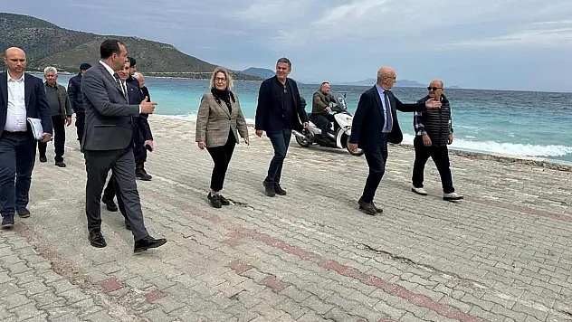 Datça'da liman ve Palamutbükü mevkilerinde saha incelemesi yapıldı