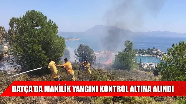 Datça'da makilik yangını kontrol altına alındı