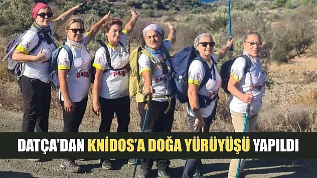 Datça'dan Knidos'a doğa yürüyüşü yapıldı