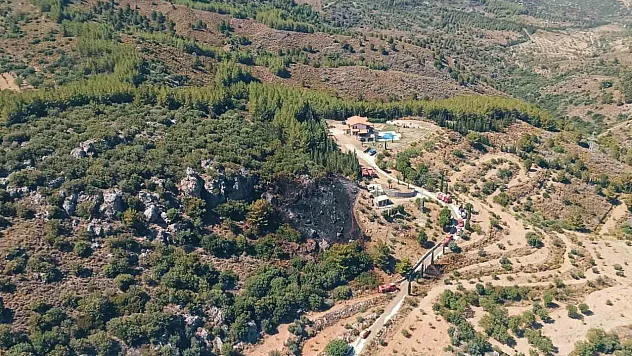 Makilik alanda başlayan yangın kontrol altında