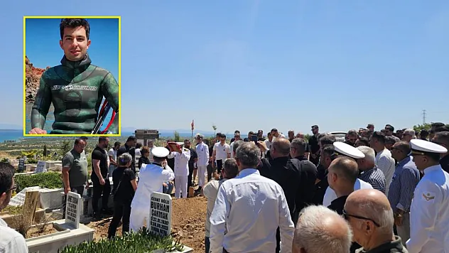 Denizde can veren Astsubay, askeri törenle son yolculuğuna uğurlandı