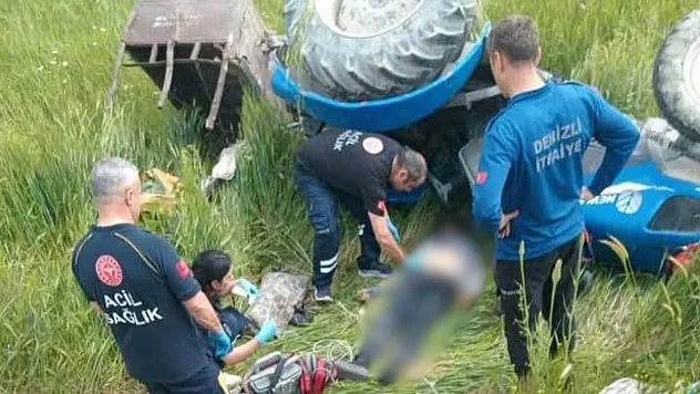 Denizli'de Traktör Devrildi: 60 Yaşındaki Sürücü Hayatını Kaybetti