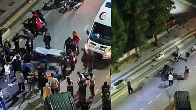 Devrilen motosikletin sürücüsü hayatını kaybetti