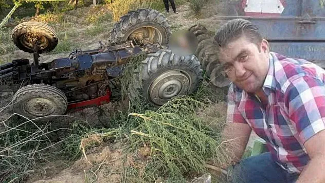 Devrilen traktörünün altında kalan çiftçi hayatını kaybetti