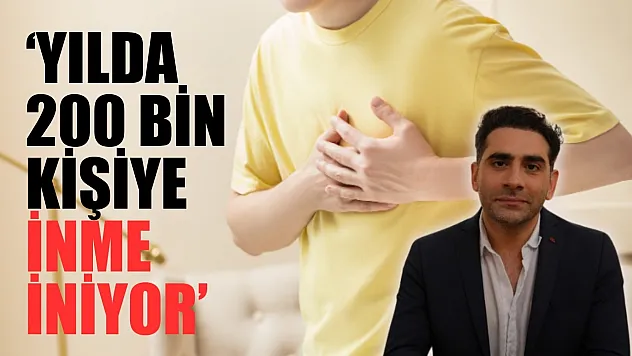 Doç. Dr. Alıcı: 'Yılda 200 bin kişiye inme iniyor'