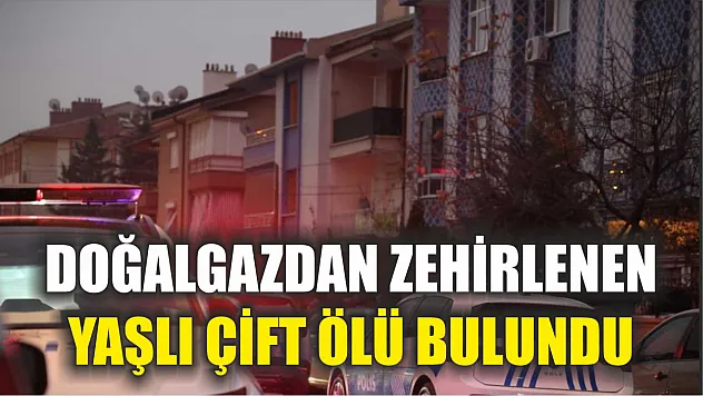 Doğalgazdan zehirlenen yaşlı çift ölü bulundu