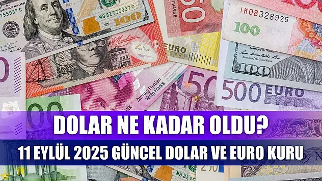 Dolar Ne Kadar Oldu? 11 Eylül 2025 Güncel Dolar ve Euro Kuru
