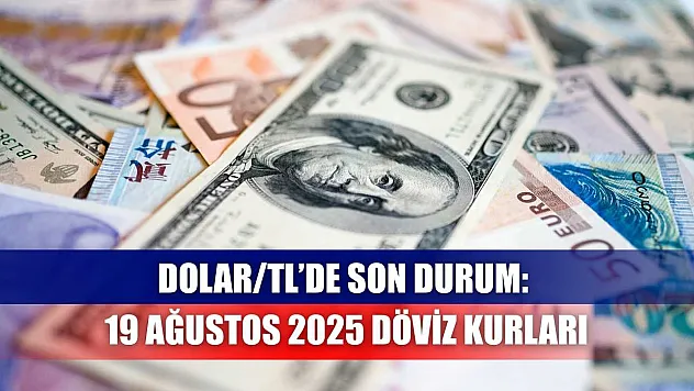 Dolar/TL'de Son Durum: 19 Ağustos 2025 Döviz Kurları