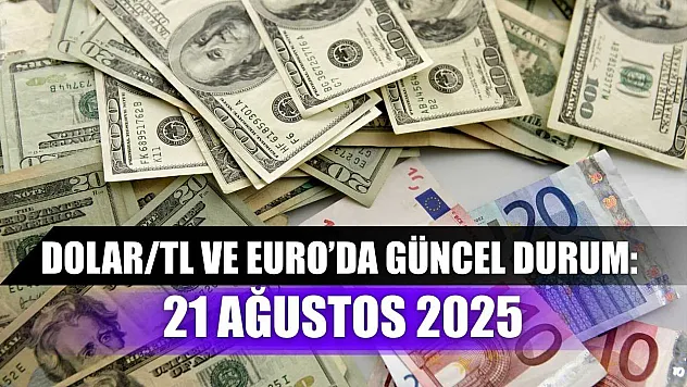 Dolar/TL ve Euro'da Güncel Durum: 21 Ağustos 2025