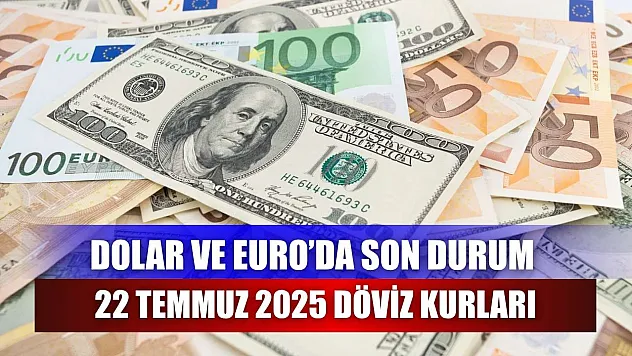 Dolar ve Euro'da Son Durum: 22 Temmuz 2025 Döviz Kurları