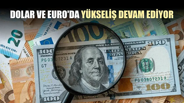 Dolar ve Euro'da Yükseliş Devam Ediyor