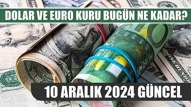 Dolar ve Euro kuru bugün ne kadar? 10 Aralık 2024 güncel