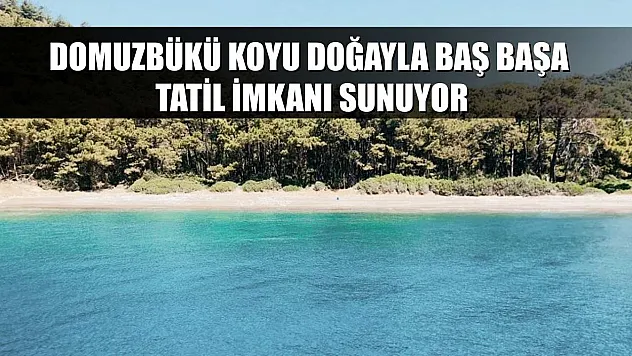 Domuzbükü Koyu Doğayla Baş Başa Tatil İmkanı Sunuyor