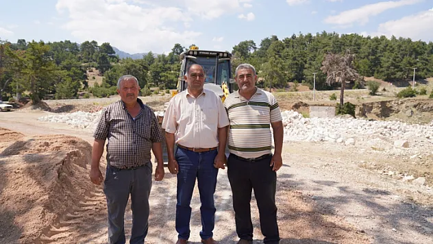 Dont Mahallesi'nde asfalt hazırlığı sürüyor