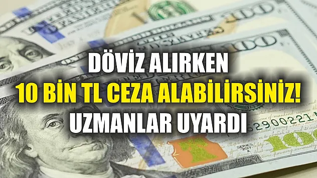 Döviz Alırken 10 Bin TL Ceza Alabilirsiniz! Uzmanlar Uyardı