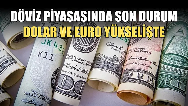 Döviz piyasasında son durum: Dolar ve euro yükselişte