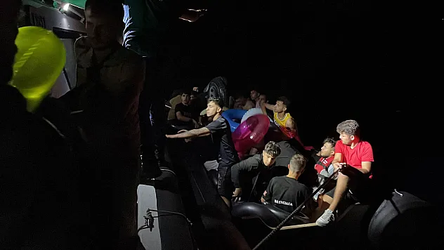 Düzensiz göçmen kurtarıldı