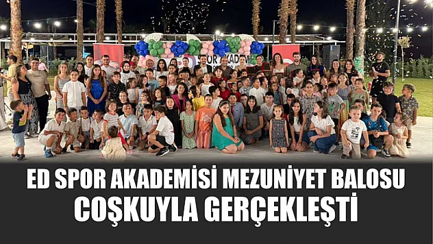 ED Spor Akademisi Mezuniyet Balosu Coşkuyla Gerçekleşti