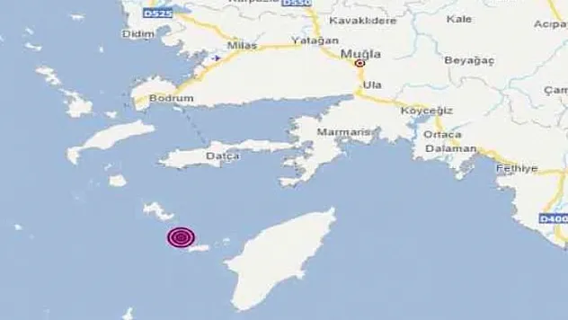 Ege Denizi'ndeki deprem Datça'da hissedildi