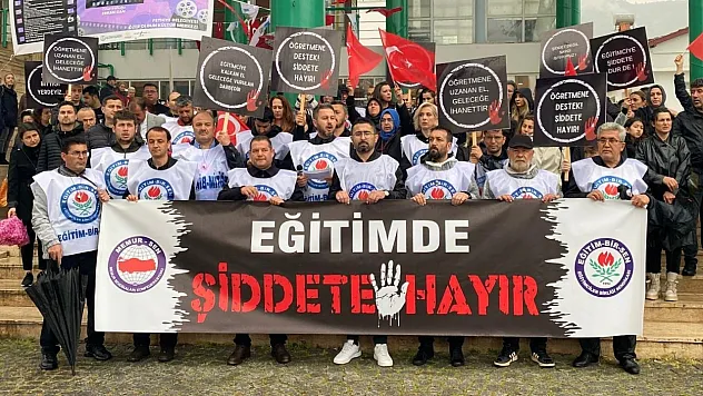 Eğitim camiası ayakta: Fethiye ve Seydikemer'de şiddete karşı ortak ses