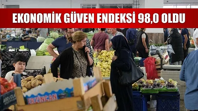 Ekonomik güven endeksi 98,0 oldu
