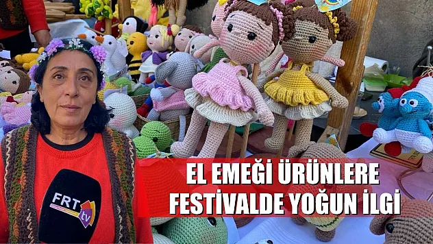 El emeği ürünlere festivalde yoğun ilgi