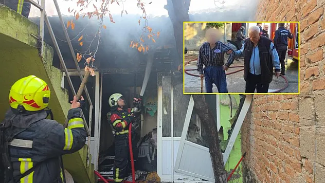 Elektrikli battaniye evi küle çevirdi, yaşlı adam son anda kurtuldu