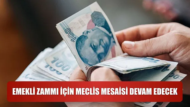 Emekli zammı için Meclis mesaisi devam edecek