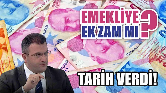Emekliye ek zam mı? Tarih verdi!