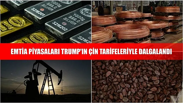 Emtia piyasaları Trump'ın Çin tarifeleriyle dalgalandı