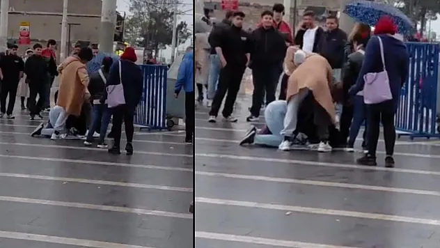 Engelli vatandaşa meydan ortasında saldırı: Kadınlar tekme tokat darp etti