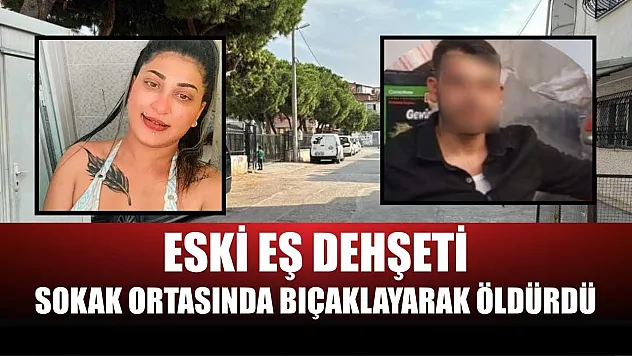 Eski eş dehşeti: Sokak ortasında bıçaklayarak öldürdü